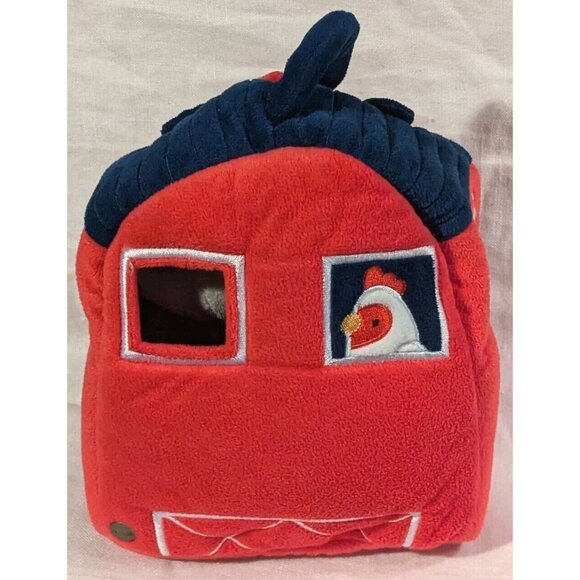 Chickens Coop Carrying Case Plush FAO Schwarz Barn Hen House Rooster Playset Toy - Picture 11 of 14